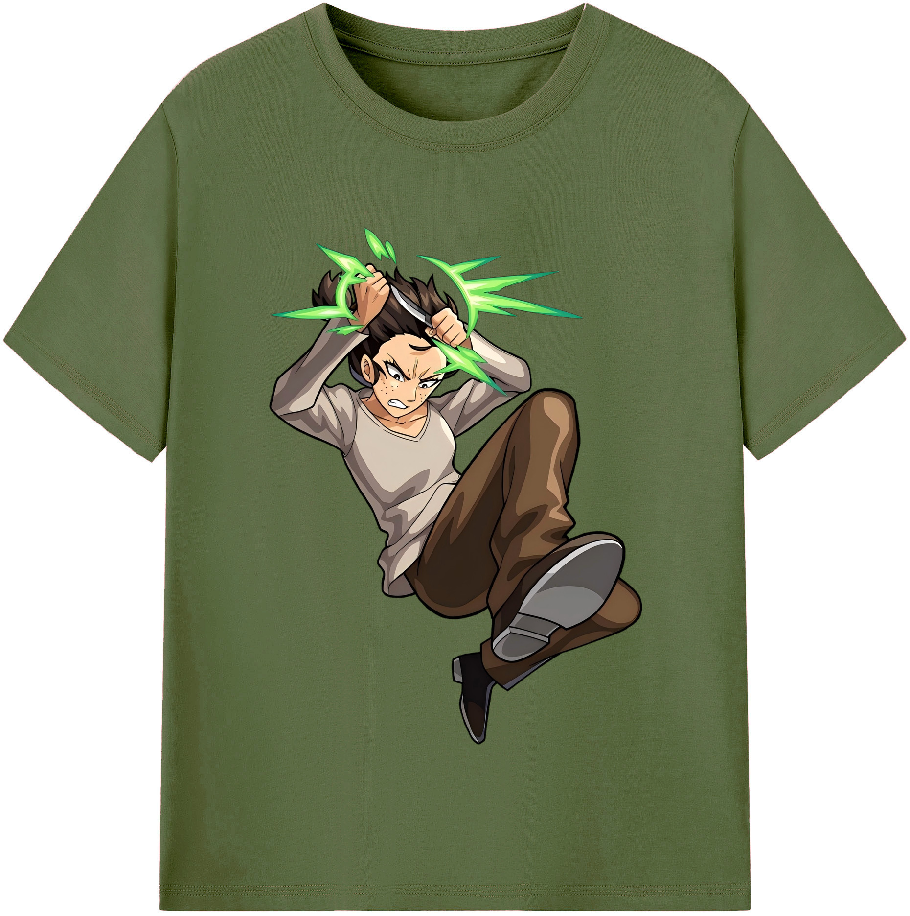 （画像用） 進撃の巨人 Attack on Titan 綿100％半袖Tシャツ（フロントプリント）